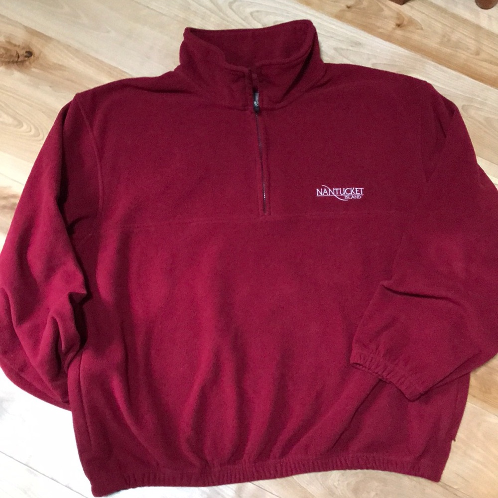 Nantucket Island fleece.  Men’s 3/4 zip.